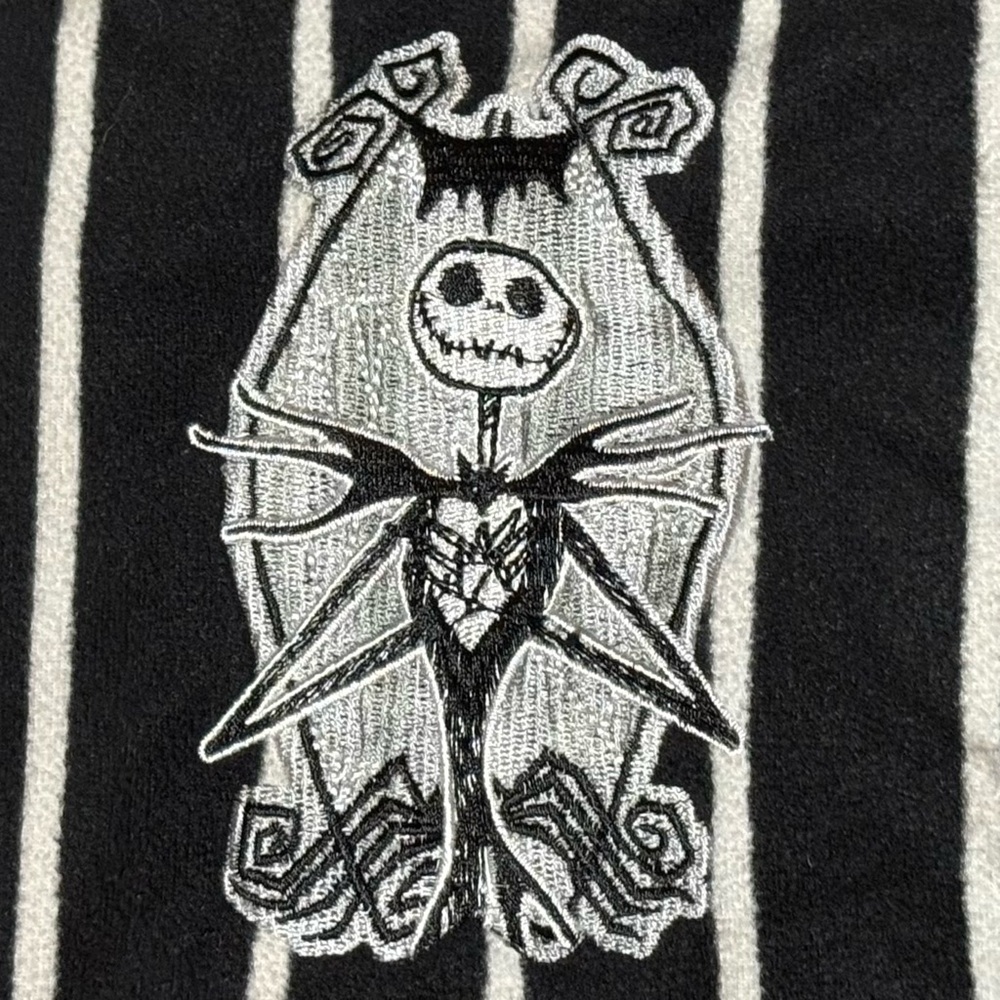 Jack Skellington The Nightmare Before Christmas Adult Pajama Costume Onesie Sz S - Picture 3 of 9